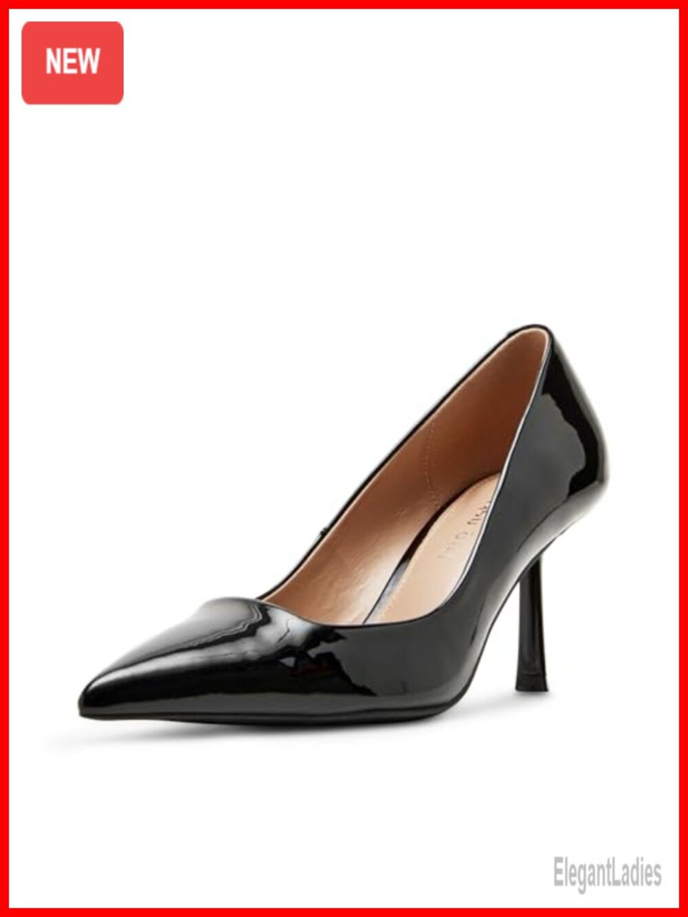 Pointed Toe Stiletto Heel Pull-On Pump